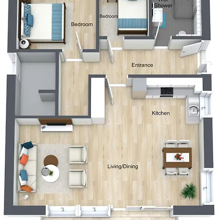 Albloft - Design-wohnung 82 Qm Mit Balkon Und Parkplatz 10 Minuten Nach Tuebingen